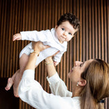 Pañalero con cuello y bordado