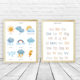 Set de posters descargables maple