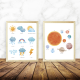 Set de posters descargables marfil