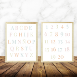 Set de posters descargables marfil