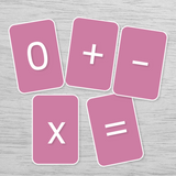 Set flashcards descargables números