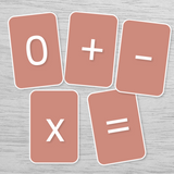 Set flashcards descargables números