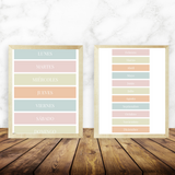 Set de posters descargables marfil