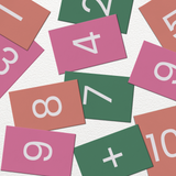 Set flashcards descargables números