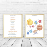 Set de posters descargables maple