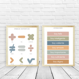 Set de posters descargables maple