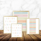 Set de posters descargables marfil