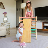 TRIÁNGULO PARA ESCALAR CHICO CON RAMPA REVERSIBLE