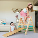 TRIÁNGULO PARA ESCALAR CHICO CON RAMPA REVERSIBLE