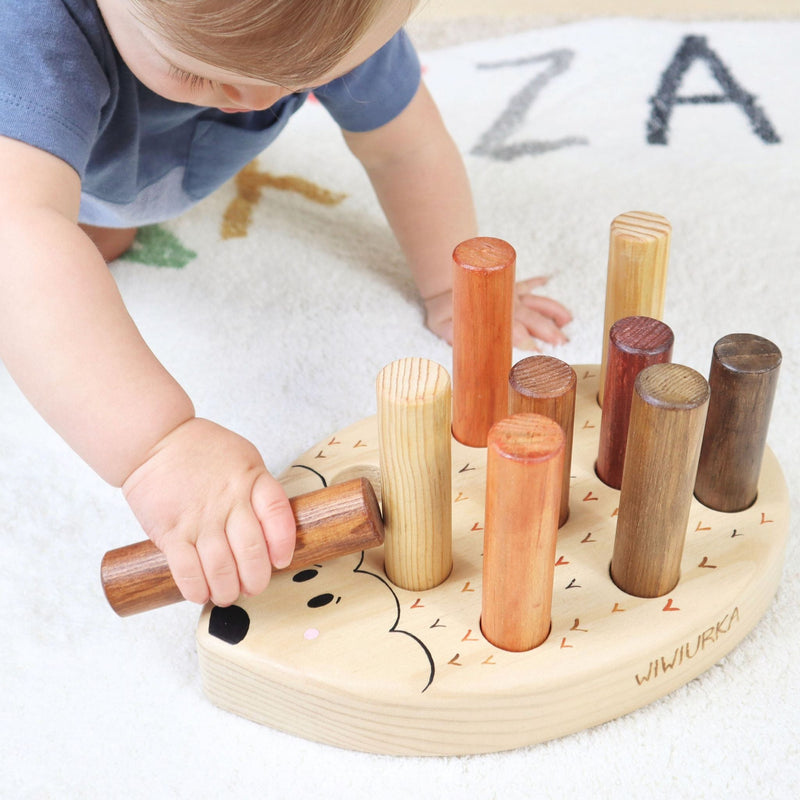 PUERCOESPÍN DE COLORES JUGUETE MONTESSORI