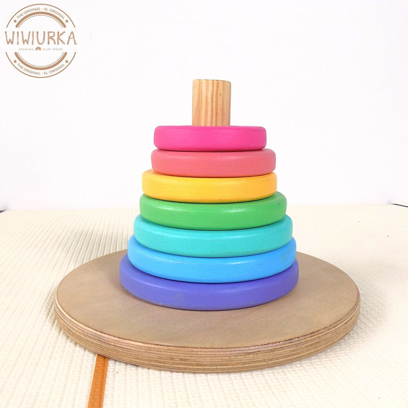 JUEGO EDUCATIVO DE DISCOS MONTESSORI