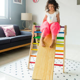 TRIÁNGULO PARA ESCALAR CHICO CON RAMPA REVERSIBLE