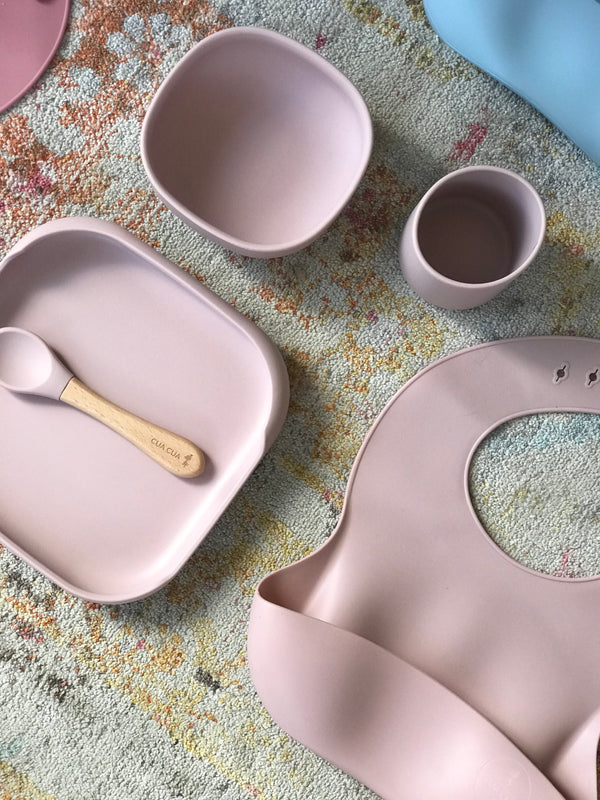 Kit de alimentación con plato entrenador para toddlers