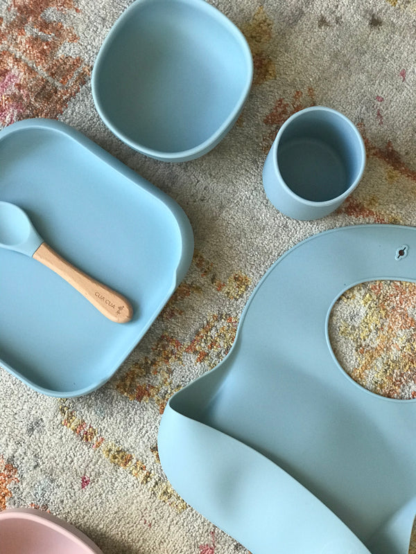 Kit de alimentación con plato entrenador para toddlers